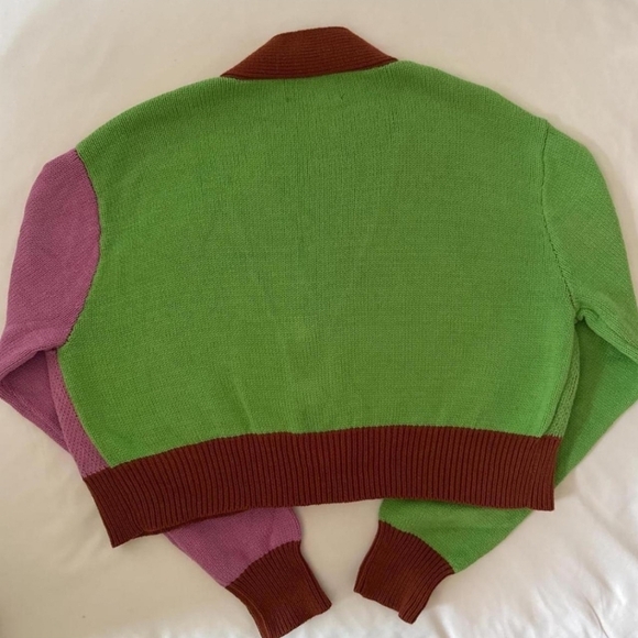 Cider Floral Cropped Cardigan - Picture 2 of 3